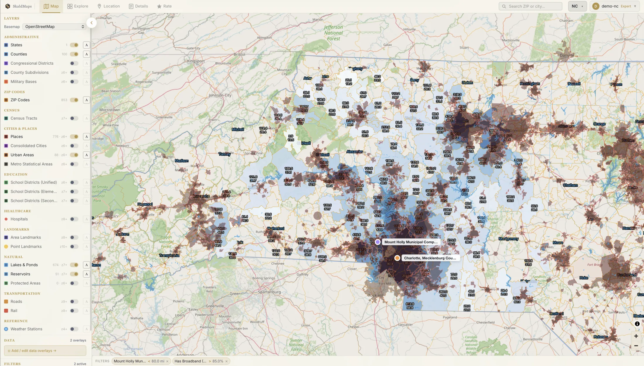 Finding a cabin the woods, reasonably close to Charlotte