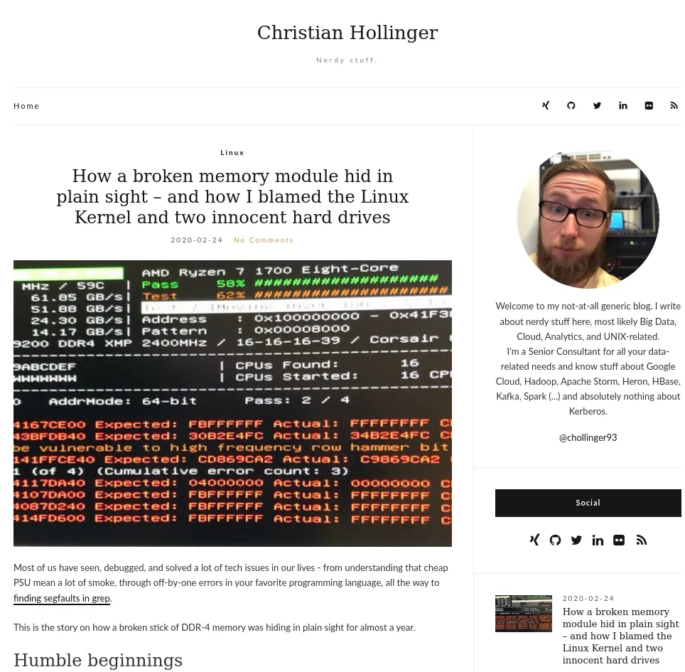 Old Blog